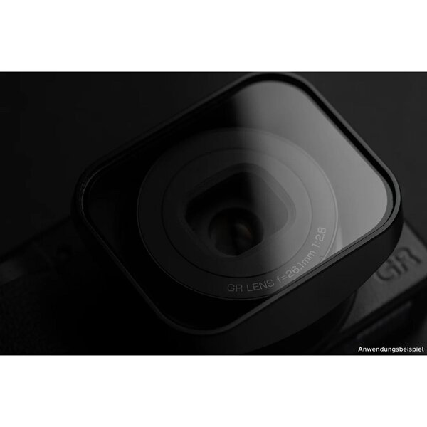 Squarehood Gegenlichtblende Ricoh GR Glass III X  Haze 10%