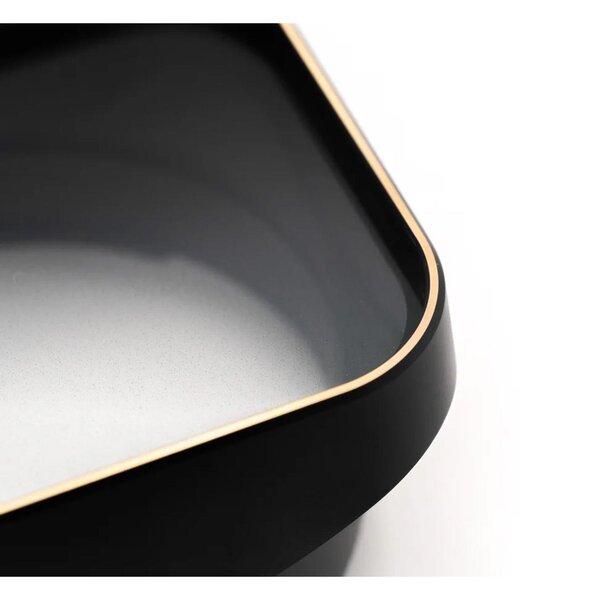 Squarehood Gegenlichtblende Ricoh GR III Glass  Clear Gold Rim