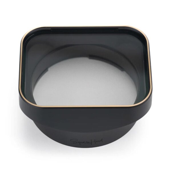 Squarehood Gegenlichtblende Ricoh GR III Glass  Haze - Gold Rim