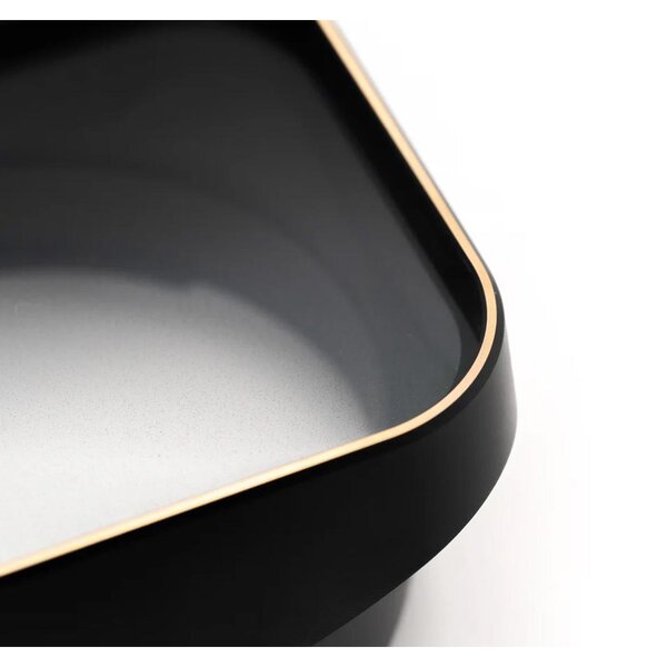 Squarehood Gegenlichtblende Ricoh GR III Glass  Haze - Gold Rim