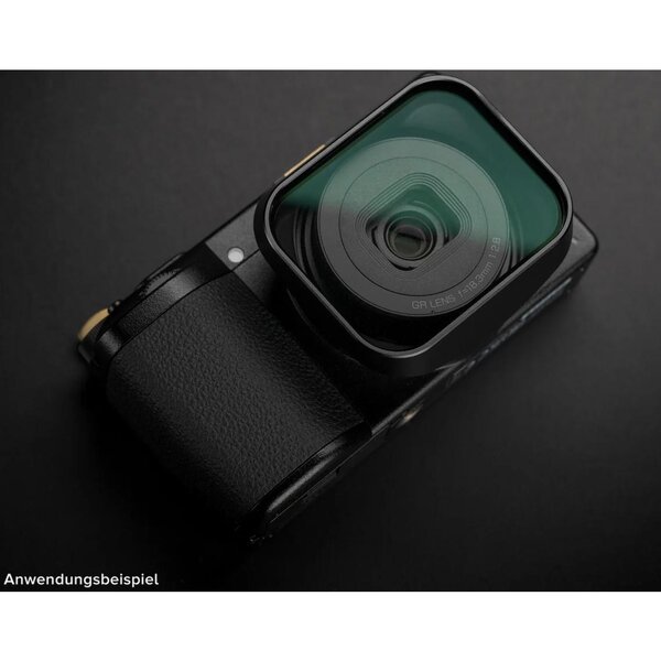 Squarehood Gegenlichtblende Ricoh GR IV Glass  Clear