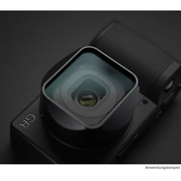 Squarehood Gegenlichtblende Ricoh GR IV - V2 Glass  Clear