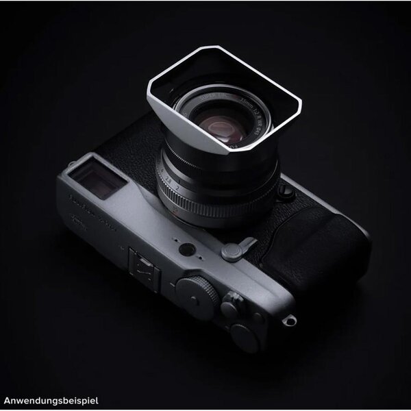 Squarehood Gegenlichtblende XF 23 / 35mm f2 Model V  Silber