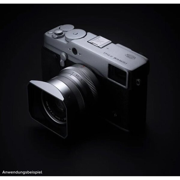 Squarehood Gegenlichtblende XF 23 / 35mm f2 Model V  Silber