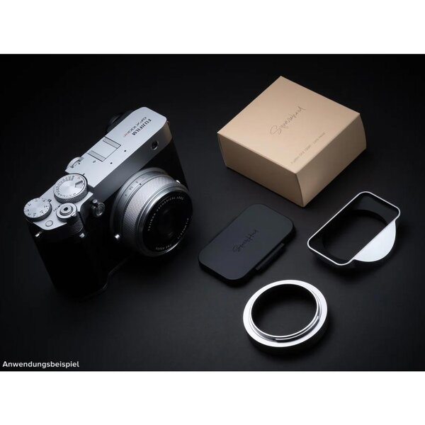 Squarehood Gegenlichtblende GFX100RF  Silber