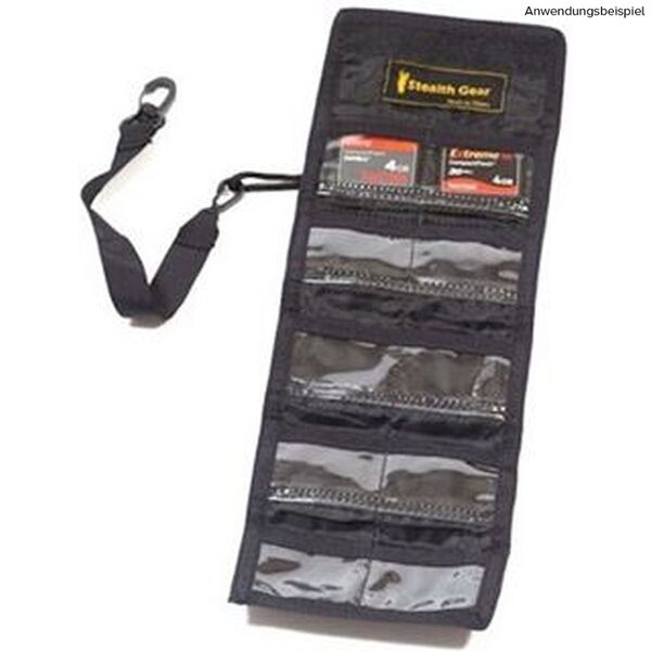 Stealth Gear Compact-Flash Karten-Aufbewahrungstasche  Charcoal