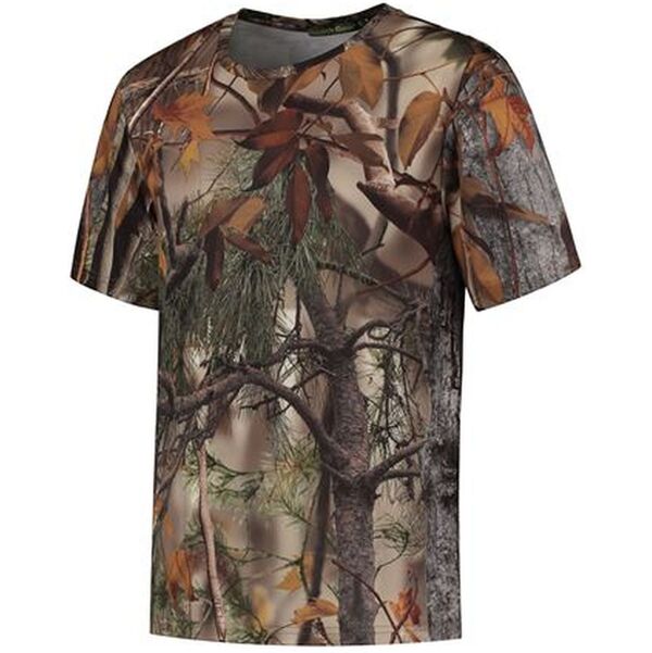 Stealth Gear T-Shirt Kurzarm Camo Forest Print  XXL