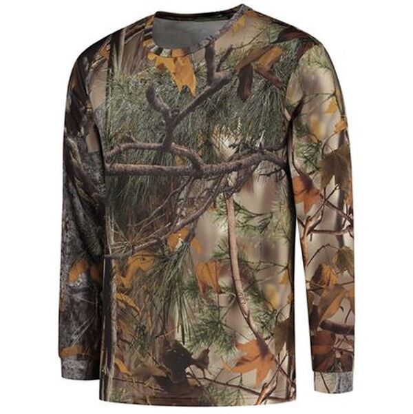 Stealth Gear T-Shirt Langarm Camo  XL Forest Print