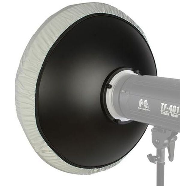StudioKing Beauty Dish Silber mit Waben  SK-BD420 42 cm
