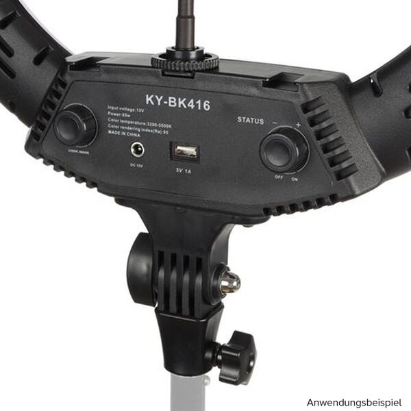 StudioKing LED Ringlamp Set 65W LR-650 