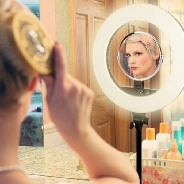 StudioKing LED Ringlampe Set LED-480ASK auf 230V 