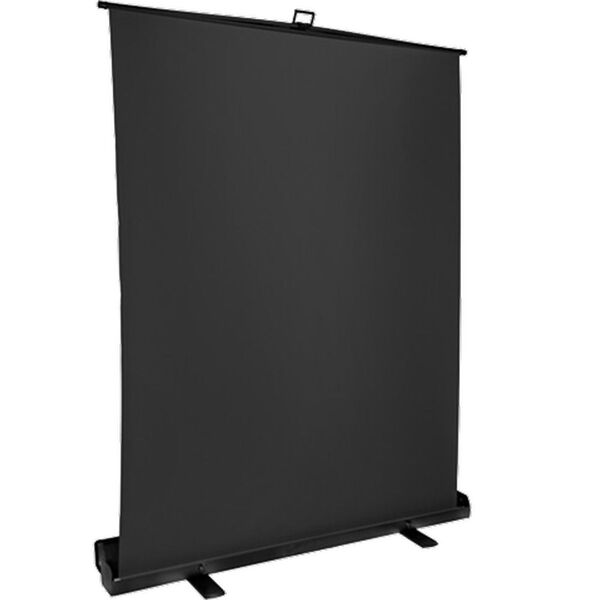 StudioKing Roll-Up Hintergrundschirm FB-150200FB  150x200 cm  Schwarz