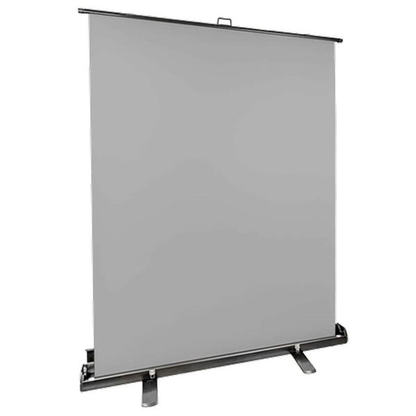 StudioKing Roll-Up Hintergrundschirm FB-150200FGR  150x200 cm Grau