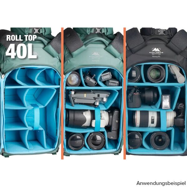 Summit-Creative Tenzing Rolltop-Rucksack  40 Liter grün