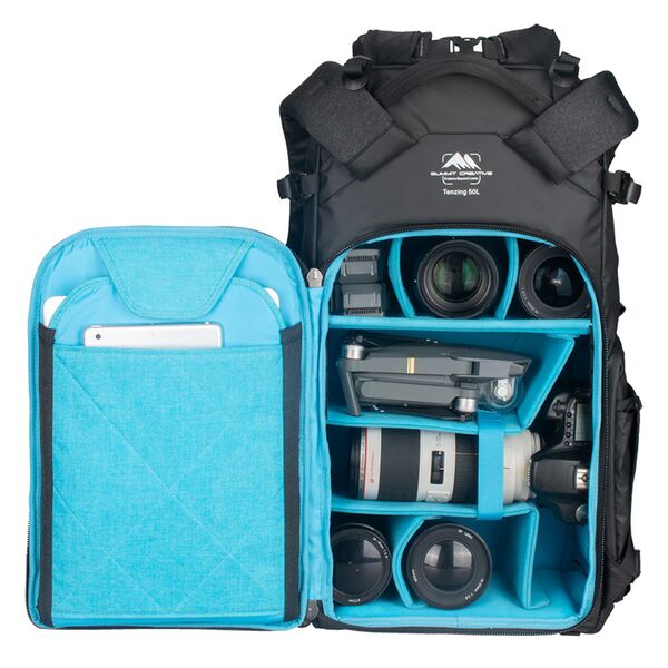 Summit-Creative Tenzing Rolltop-Rucksack  50 Liter schwarz