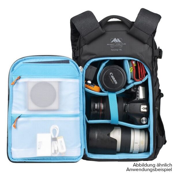 Summit-Creative Tenzing Zip Top Backpack  45 Liter schwarz
