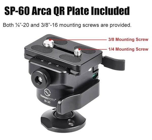 Sunwayfoto Ballhead IB-30 