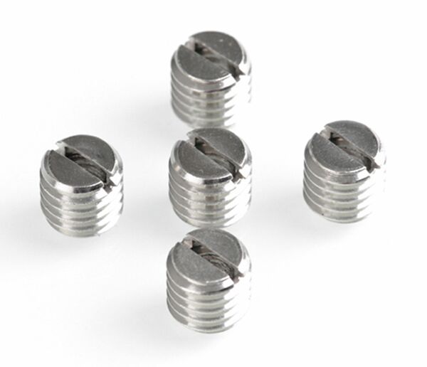 Sunwayfoto Gewindeadapter 3/8-1/4 Zoll (stainless steel) - 5er Set 