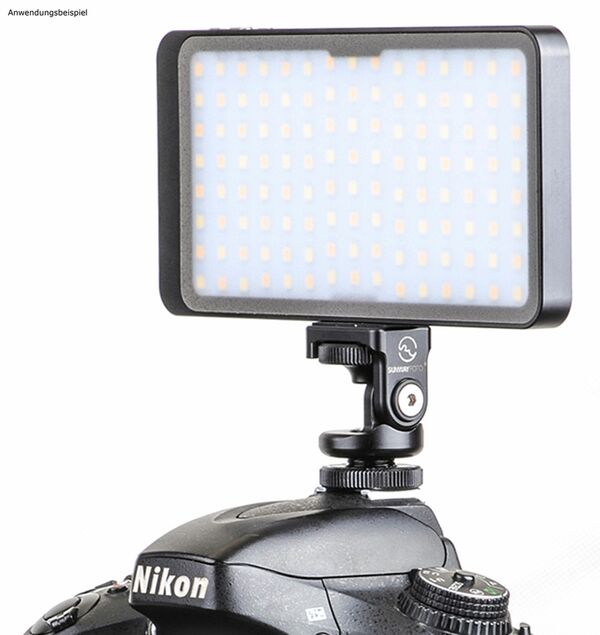 Sunwayfoto Kugelkopf Mini HB-02 inkl. Blitzschuhadapter 