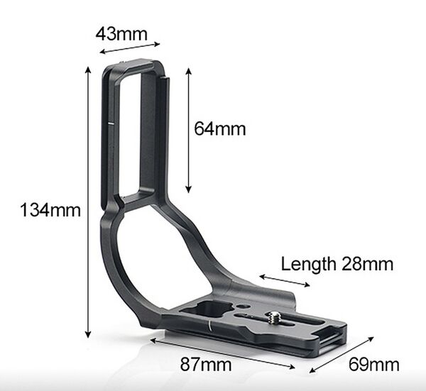 Sunwayfoto L-Plate For Nikon D850 (Incl Grip PNLD PNL-D850G 