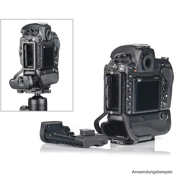 Sunwayfoto L-Plate For Nikon D850 (Incl Grip PNLD PNL-D850G 