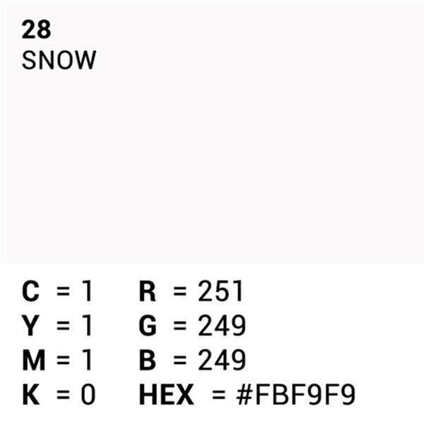 Superior Hintergrund Papier  1,35 x 11m 28 Snow 