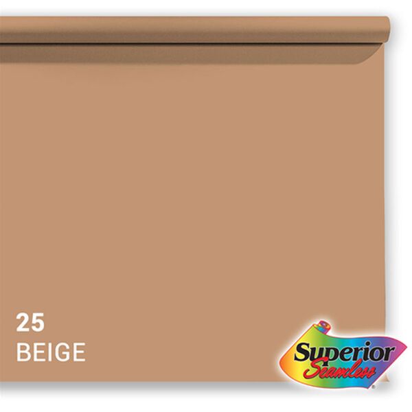 Superior Hintergrund Papier   2,72 x 11 m 25 Beige