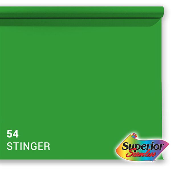 Superior Hintergrund Papier  2,72 x 11m 54 Stinger Chroma Key 