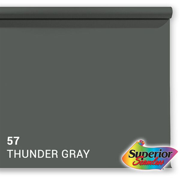 Superior Hintergrund Papier  2,72 x 11m 57 Thunder Grey 