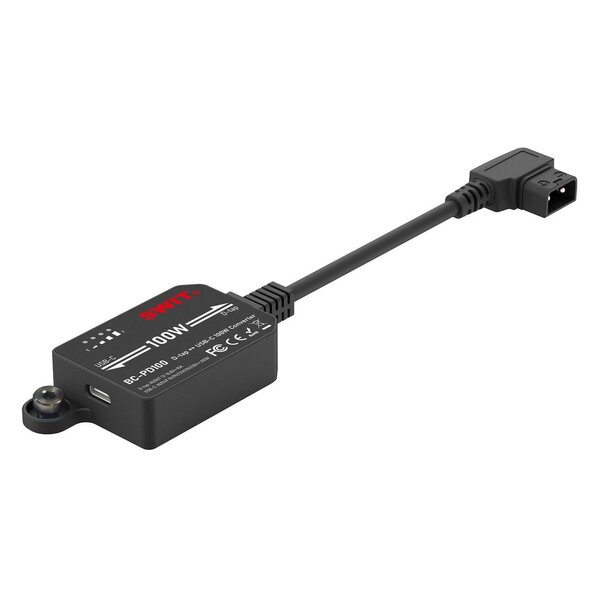 SWIT BC-PD100 - D-Tap-zu-USB-C-100-W-bidirektionaler Konverteradapter mit Schraubbolzen 