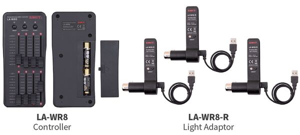 SWIT LA-WR8 Tx+3Rx - Pocket Wireless DMX Controller Bundle 