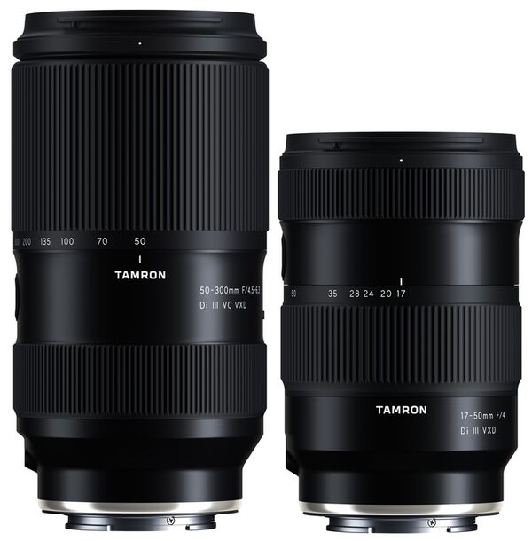 Tamron 17-50mm f/4 Di III VXD + 50-300mm f/4.5-6.3 Di III VC VXD   Sony FE-Mount