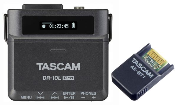 Tascam DR-10L Pro + AK-BT1 Bluetooth Adapter 