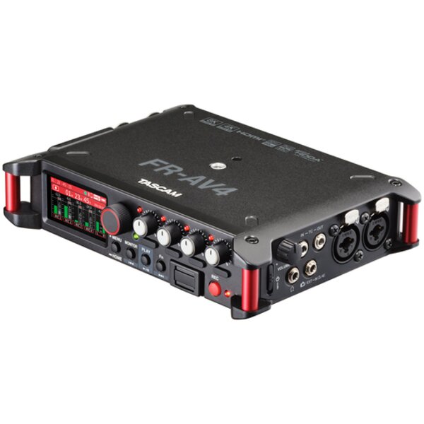 Tascam FR-AV4 Professioneller 4-Kanal- Audiorecorder 