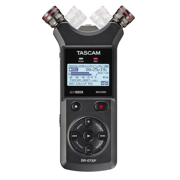 Tascam Stereo Handheld Recorder mit USB-C  DR-07XP