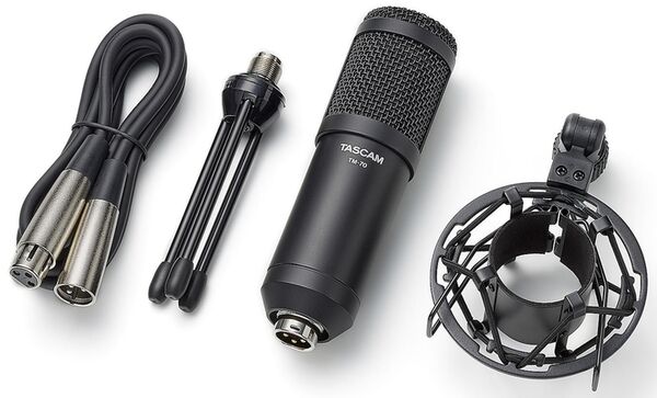 Tascam TM-70 Dynamisches Mikrofon für Podcasting 