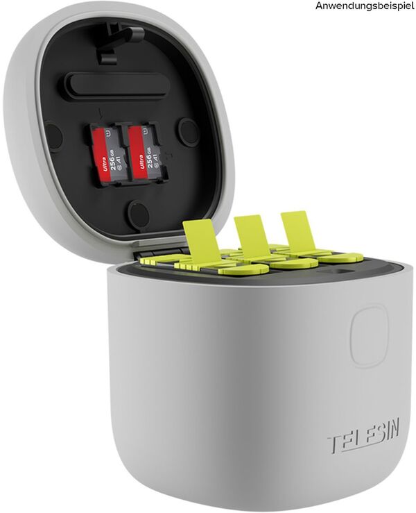 Telesin Allin Ladebox Für GoPro 9/10/11  mit 2x Akku