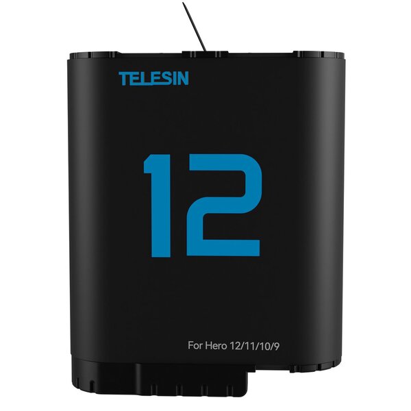 Telesin Batterie (Double Arc) für GoPro Hero 12/11/10/9 