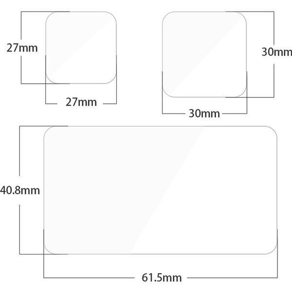 Telesin Displayschutz gehärtetes Glas für GoPro 9/10/11/12 