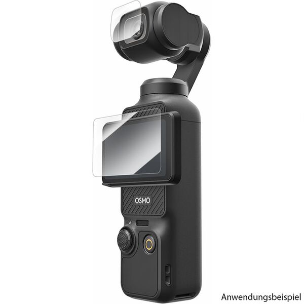 Telesin Displayschutz-Set gehärtetes Glas für Osmo Pocket 3 