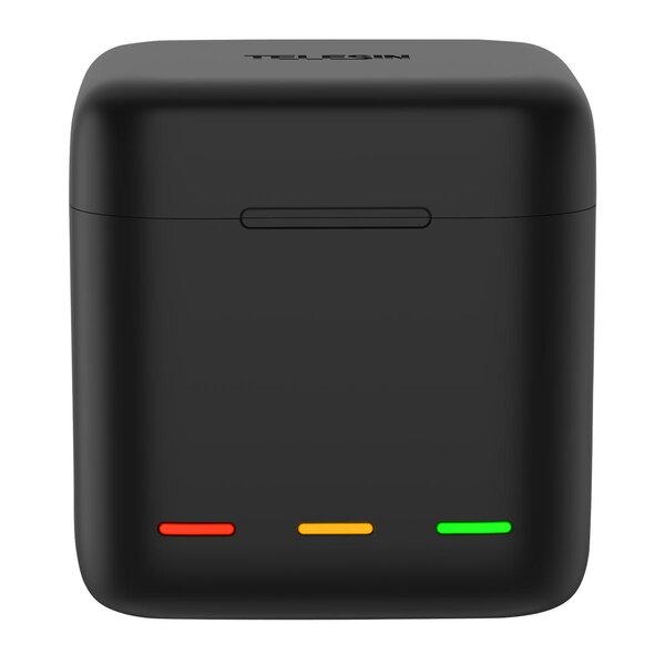 Telesin Dreifach-Ladegerät Box + 2x Akku - GoPro 9/10/11  Akku Gelb