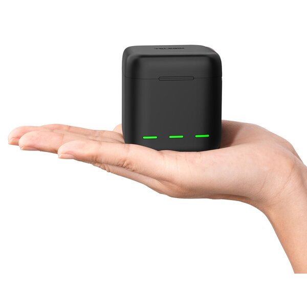 Telesin Dreifach-Ladegerät Box + 2x Akku - GoPro 9/10/11  Akku Gelb