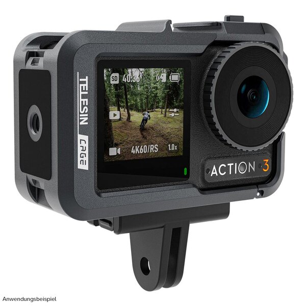 Telesin Metalen Cage für DJI Osmo Action 3/4 