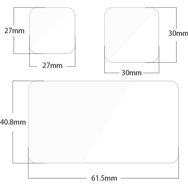 Telesin Screenprotector Folie - GoPro 9/10/11/12 (2 Stück) 