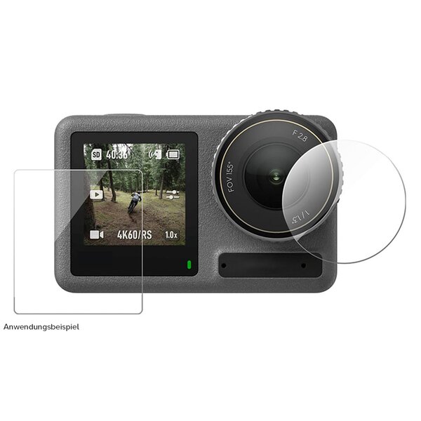 Telesin Screenprotector-Set Glas DJI Osmo Action 5 -Für Hülle 