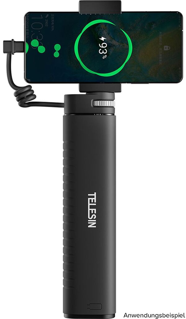Telesin Selfiestick 90cm w/ 10000mAh Powerbank 