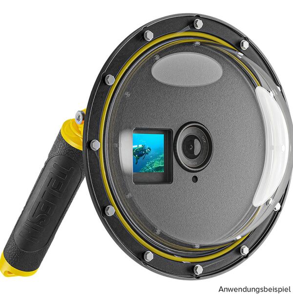 Telesin Wasserdichte Kuppel für DJI Osmo Action 3/4 