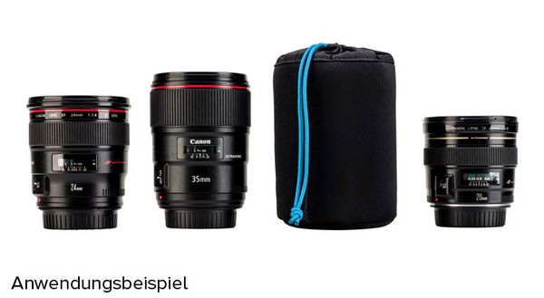 Tenba Köcher Tools Soft Objektivtasche  schwarz 12,7 x 8,9cm