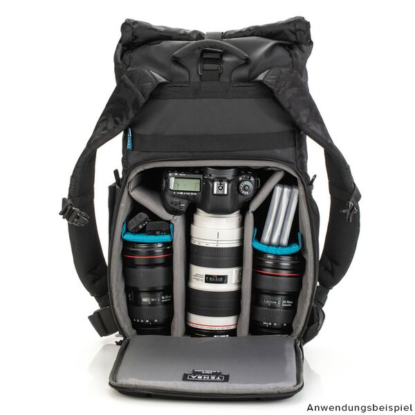 Tenba Rucksack Fulton V2  Allwetter schwarz/schwarz Camo 16L