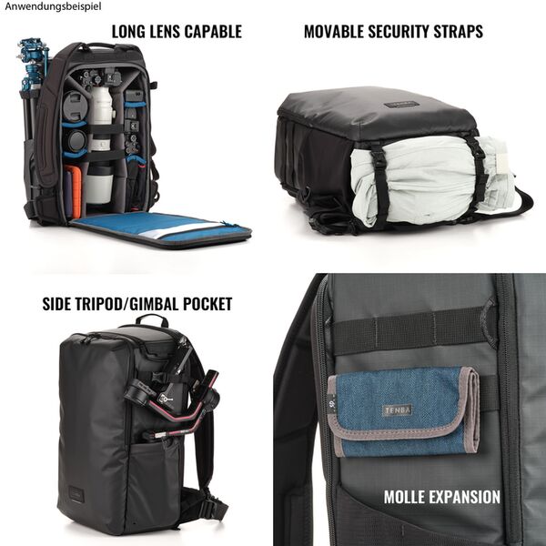 Tenba Solstice v2 Rucksack  schwarz 24L